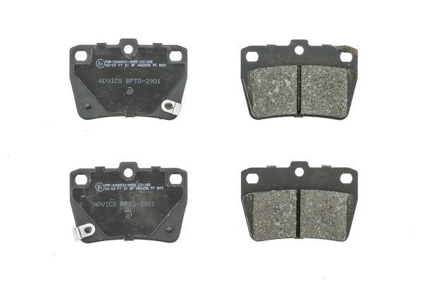 Jeu de 4 plaquettes de frein AISIN ref. BPTO-2901
